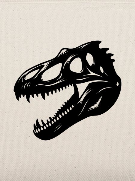 T. Rex-Dinosaurier-Schädelfossil