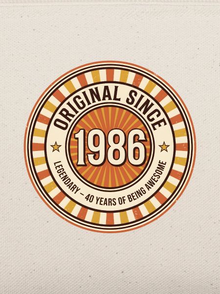 Original seit 1986 Retro-Abzeichen