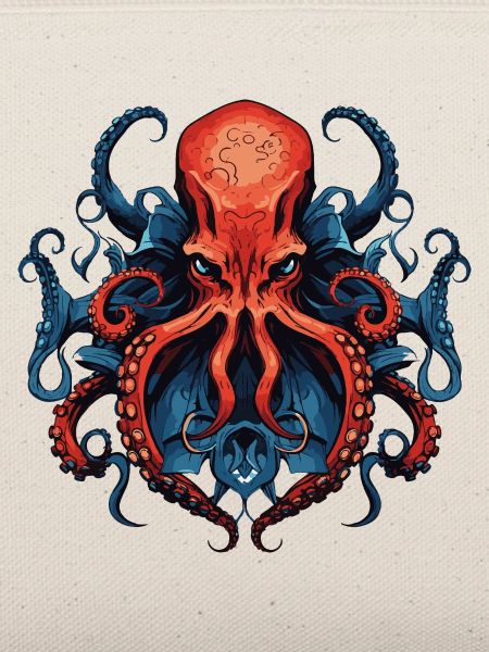 Oktopus Krake Bunt Illustration