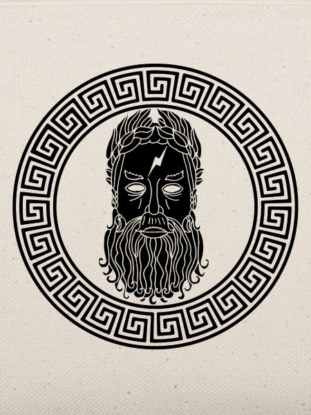 Gott der Mythologie (Schwarz)