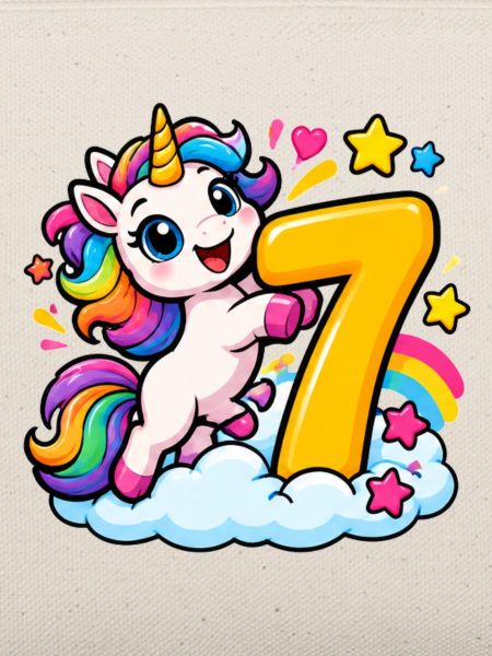 Regenbogen-Einhorn Siebenzauber