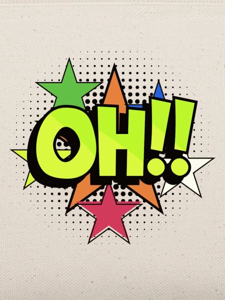OH Pop Art Burst Neon Stars