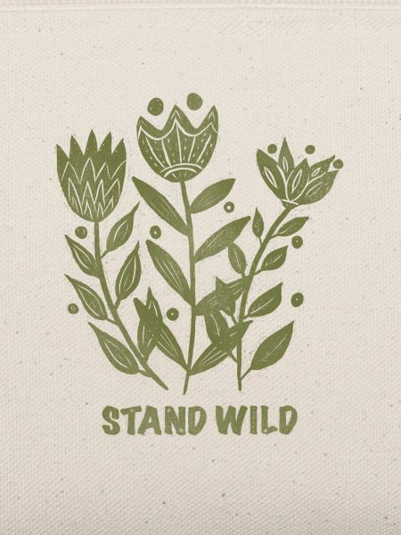 Stand Wild Botanical Print