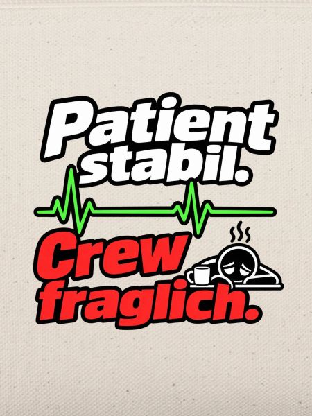 Patient stabil. Crew fraglich.