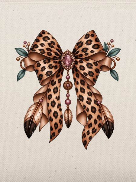 Leopard Bow Jewel Dream