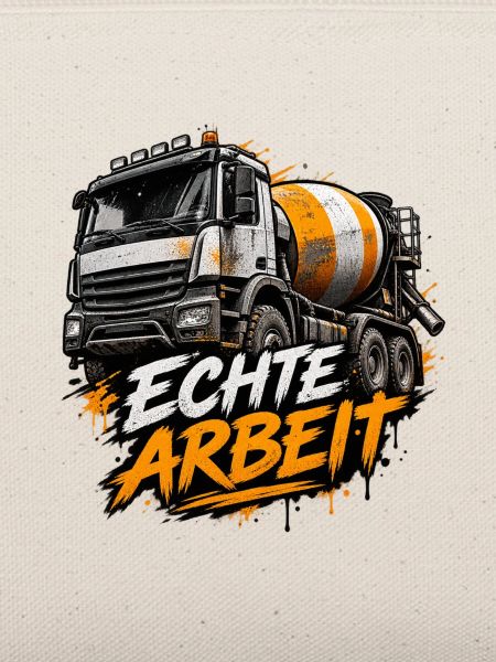 Echte Arbeit Betonmischer