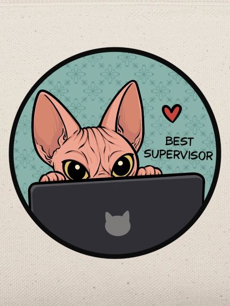 Beste Supervisor Katze - Sphynx Cat 