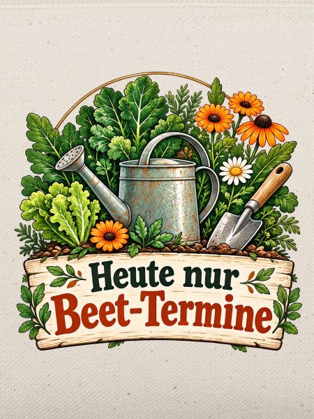 Heute nur Beet Termine Gartenhumor