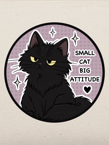Kleine Katze Große Attitüde