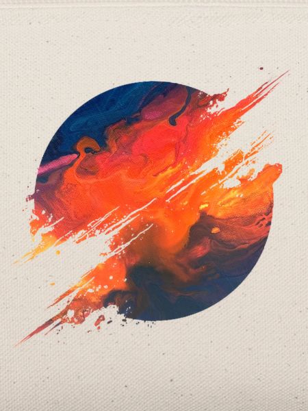Aurora Ember Abstract Splash