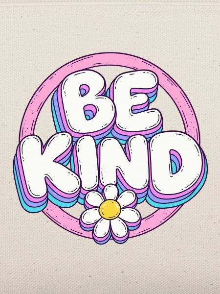 Be Kind Retro Blüten Logo