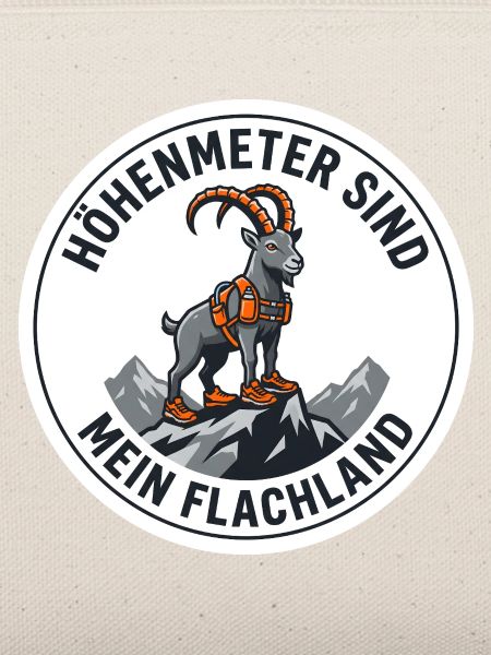 Trailrunning-Shirt Höhenmeter Steinbock