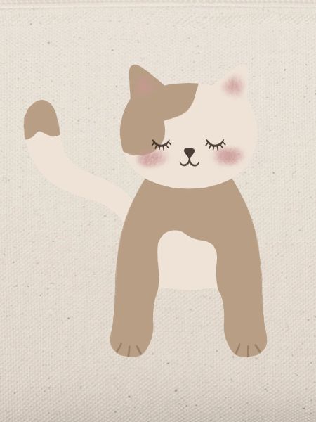 Gemütliche Calico-Traumkatze