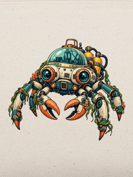 Steampunk-Krabbe Unterwasserhelm