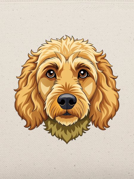 Goldendoodle-Hundekopf