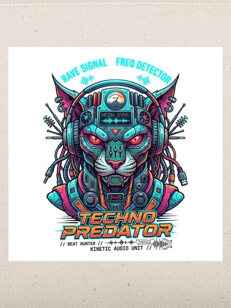 Techno Predator // Rave Cyberpunk Panther