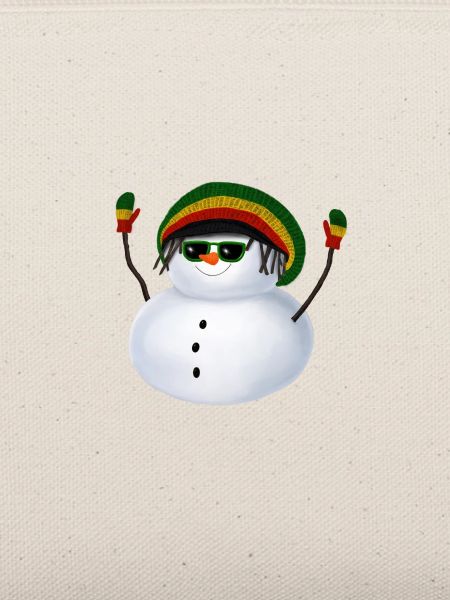 Rasta Schneemann - Mit Sonnenbrille