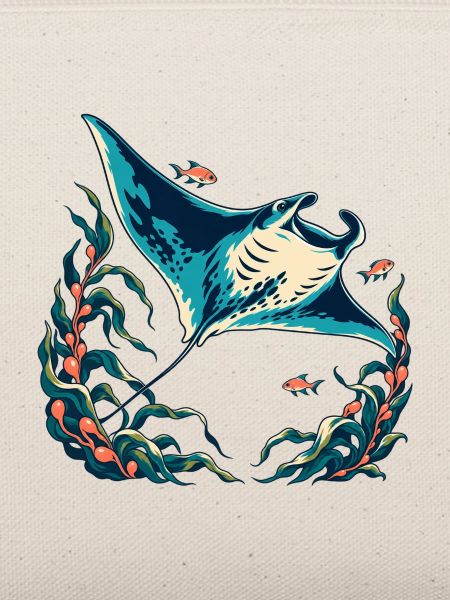 Ozeanstrahl unter Kelp