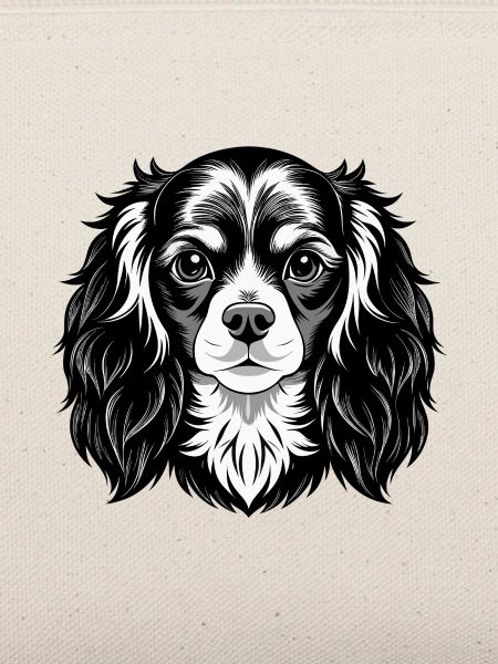 King Charles Spaniel Hundekopf