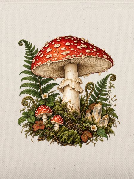 Roter Pilz Waldzauber