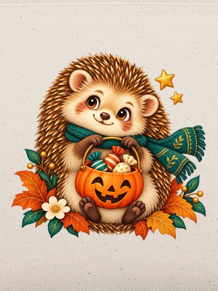 Igel-Herbst-Kürbis Halloween