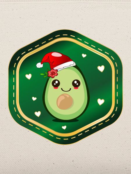 Weihnachts-Avocado