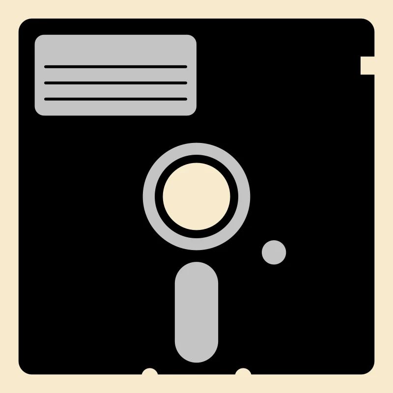 retro floppy disk