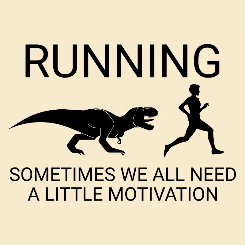 Running Dinosaurier Design