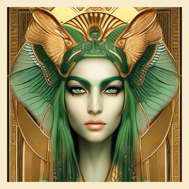 Déesse Neith, mère du soleil