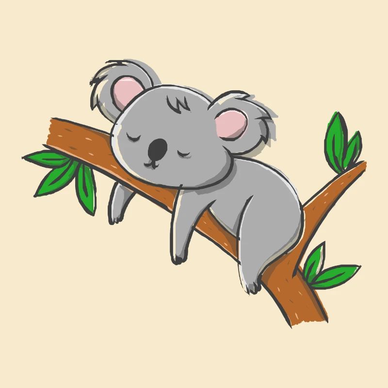 Koala bear Koala sleeping. Great for sleeping.