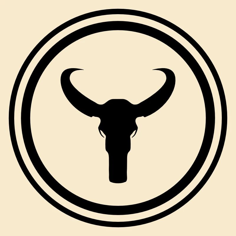 Bull skeleton
