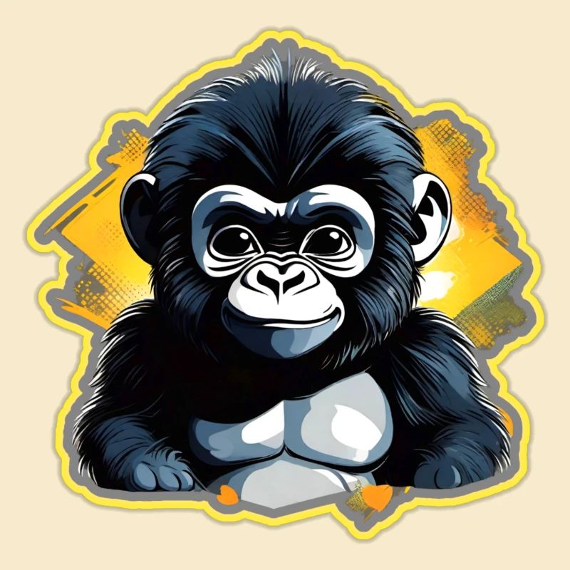 Cute Baby Gorilla