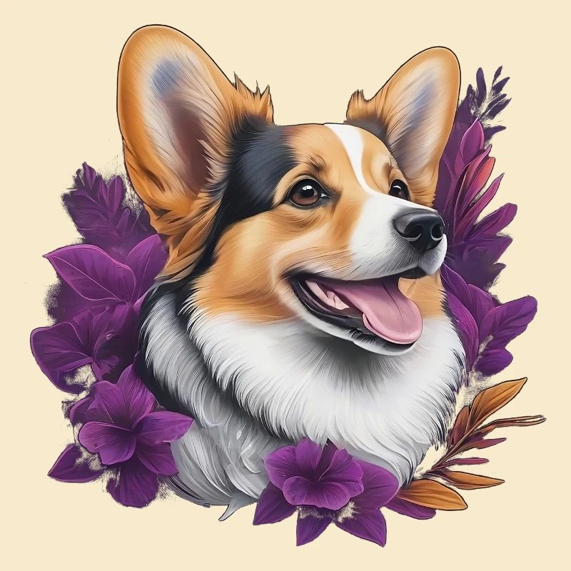 Corgi Kopf