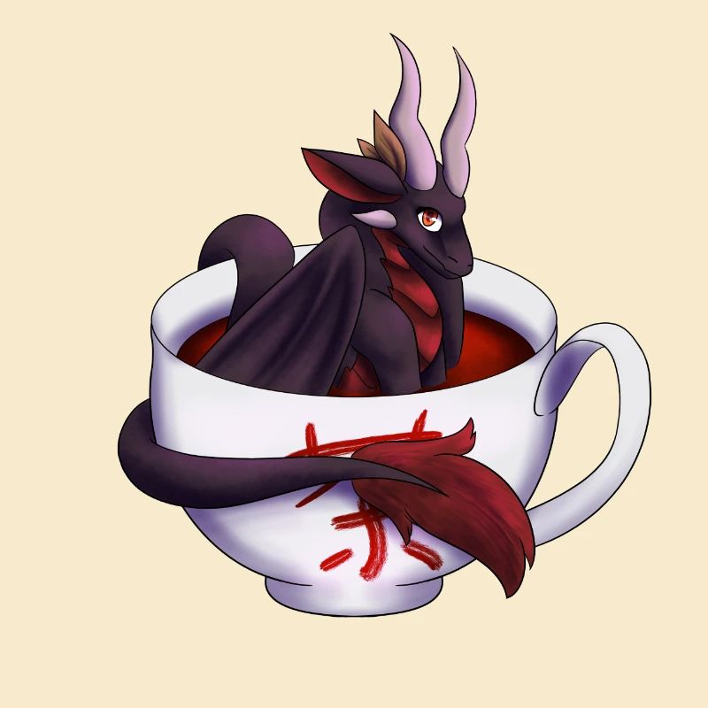 Schwarzer Tee Drache