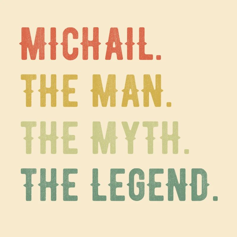 Michael Michail First Name Short Form Man Myth Legend