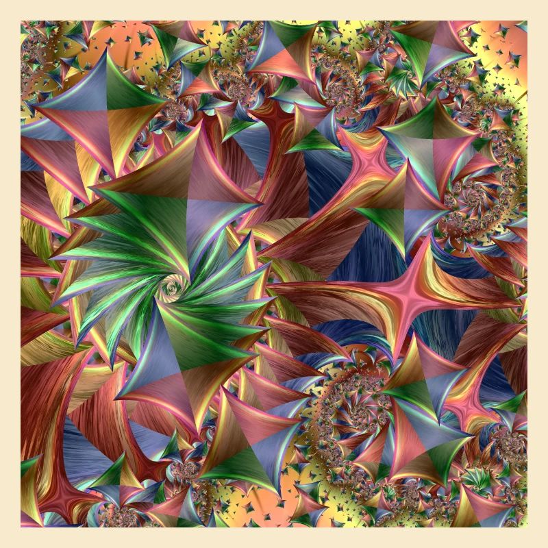 Diamond pattern colorful