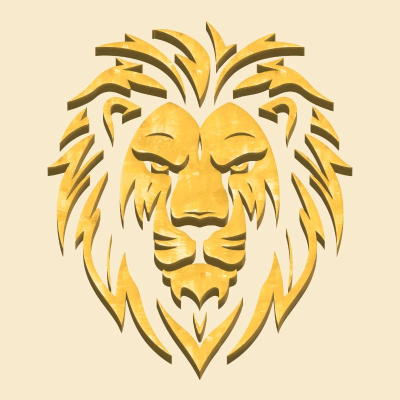 Goldener Löwe | Lion Head Gold
