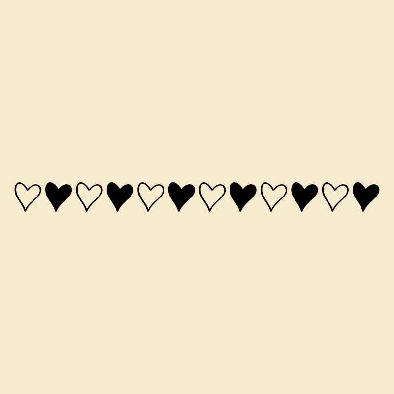 hearts symbol line