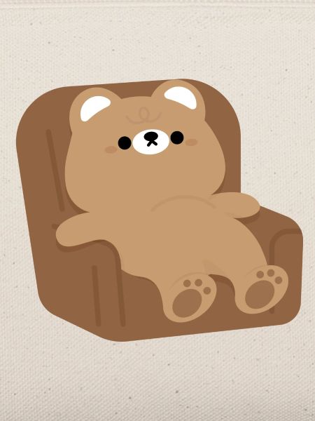 Müder Braunbär