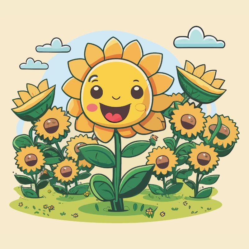 Sonnige Felder