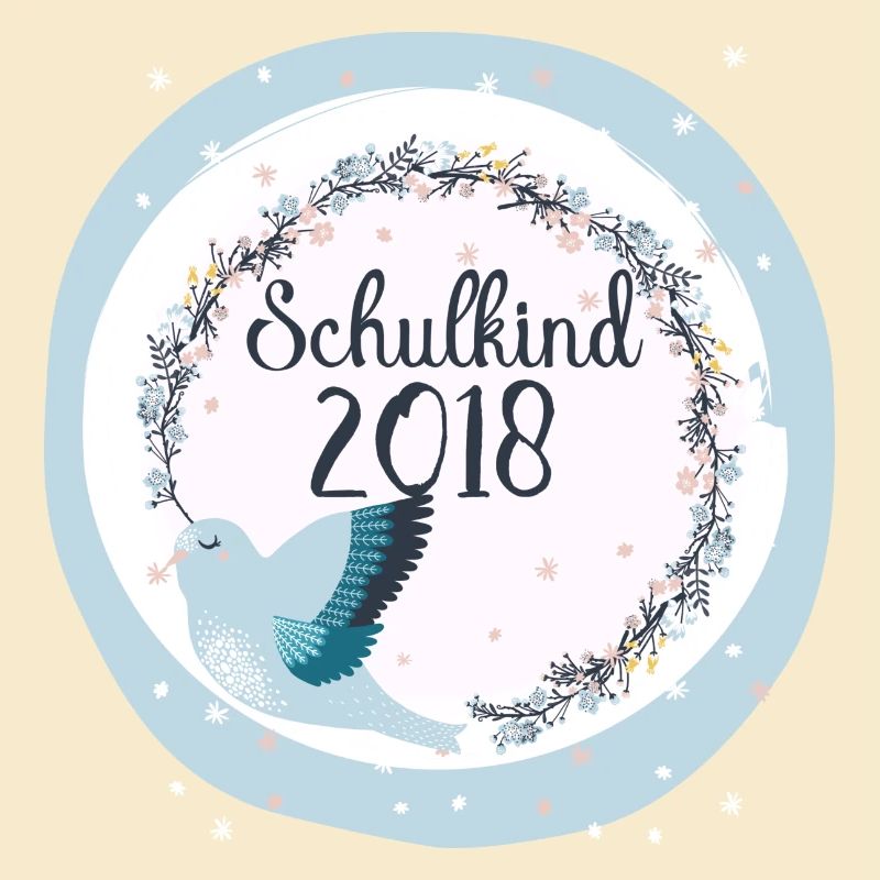 Schulkind 2018 Einschulung Vogel Mädchen
