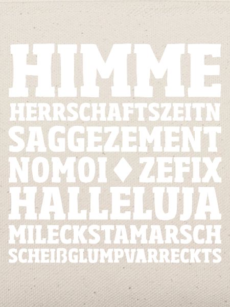 Fluch auf bayerisch Geschenk