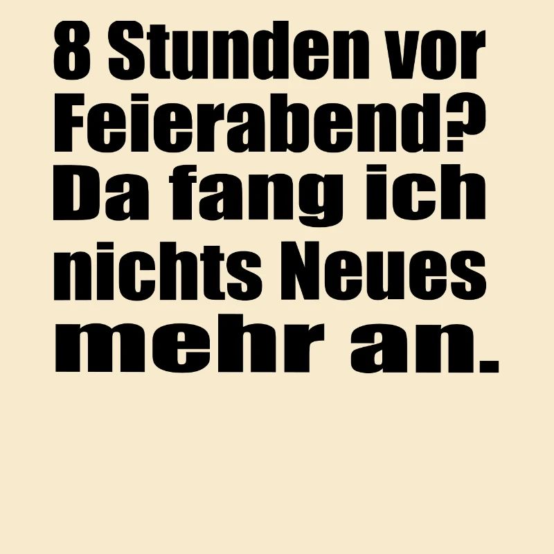 Endlich Feierabend !