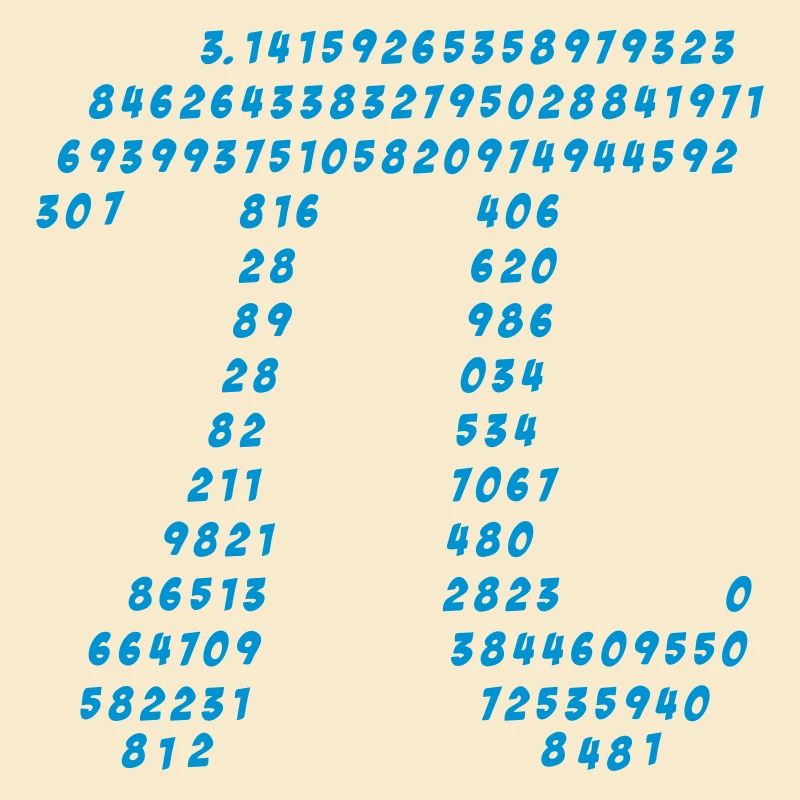 Math Pi science π mathematics irrational circle