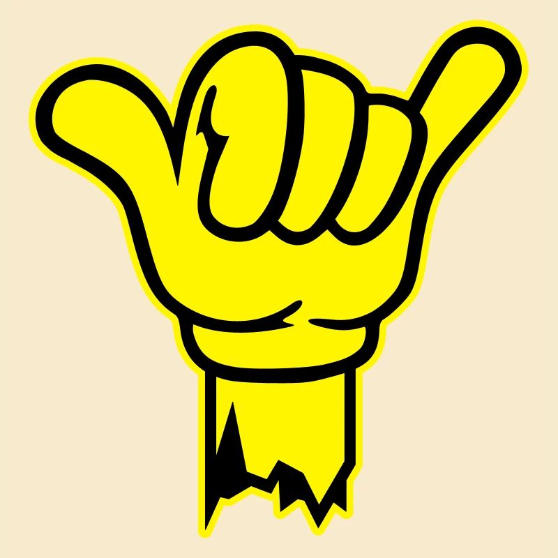 hand shaka finger