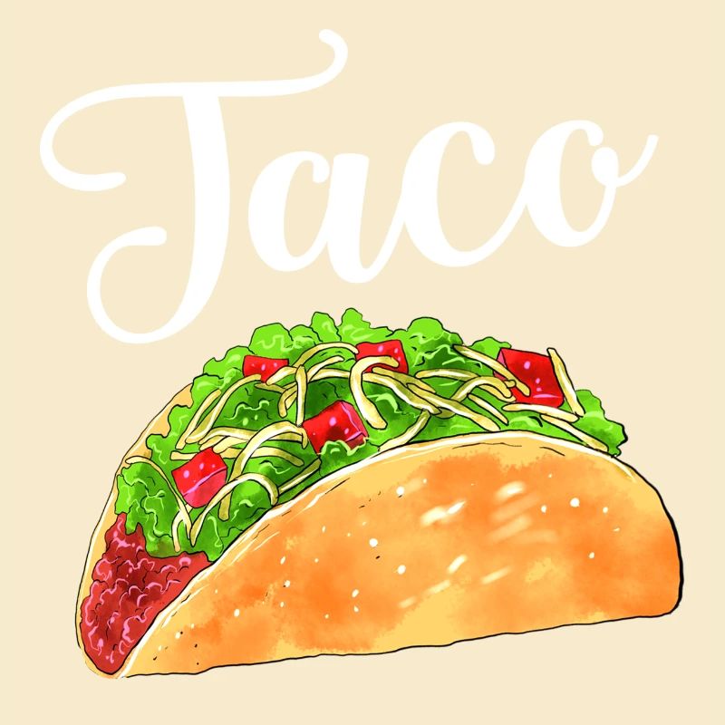 Aquarell-Taco