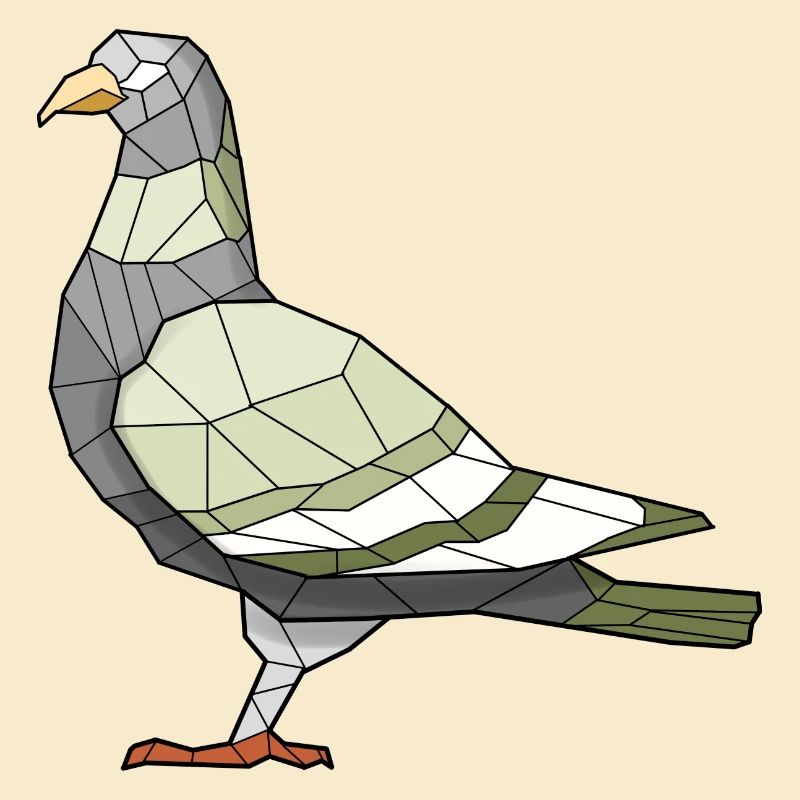 Taube Geometrisch Vogel