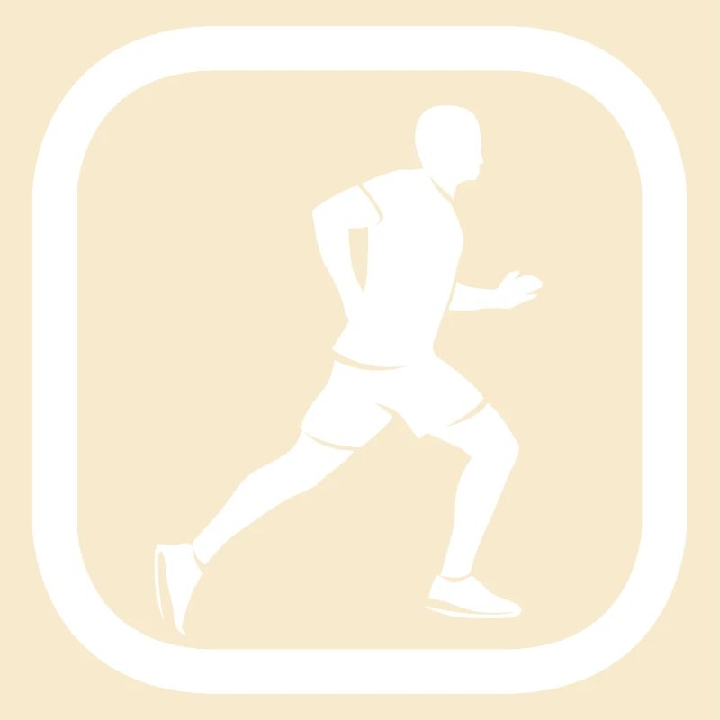 Run Runner Logo Run Runner Icône vectorielle graphique