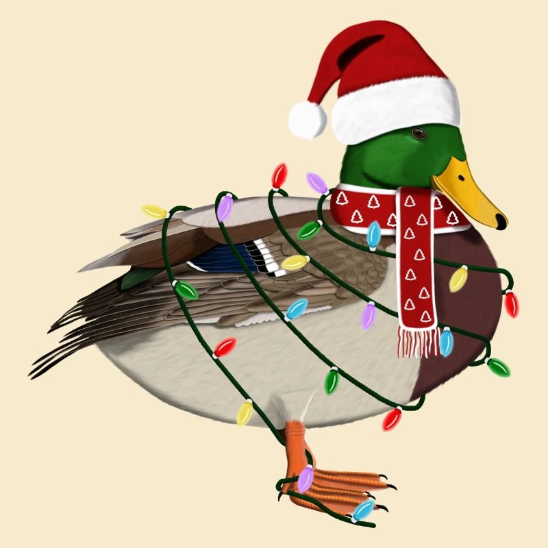 Duck String Light Christmas Bird Cap