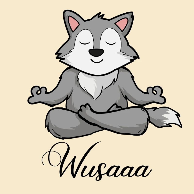 Wolf Auszeit Durchatmen Wusaaa